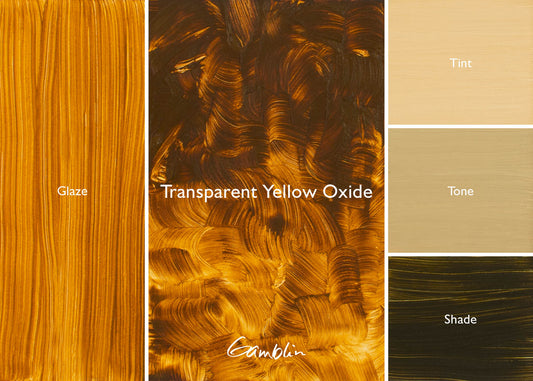 Gamblin 1980 Oil Colour 37ml Series 2 Transparent Yellow Oxide