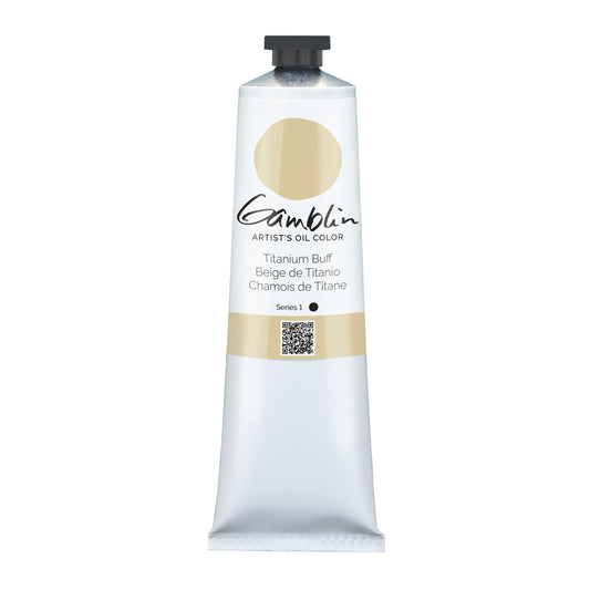 Gamblin Artist Oil Mineral 150ml Series 1 Titanium Buff