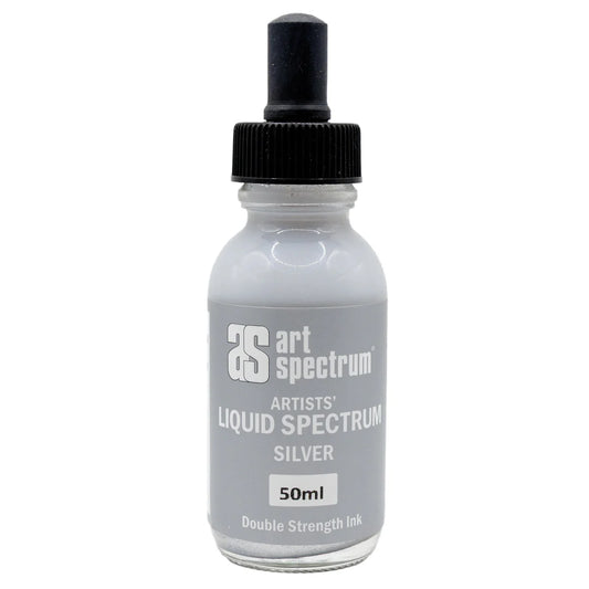 Art Spectrum Liquid Spectrum Ink 50ml Silver
