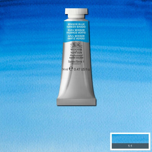 Winsor & Newton Artists' Watercolour 14ml Winsor Blue (Green Shade)
