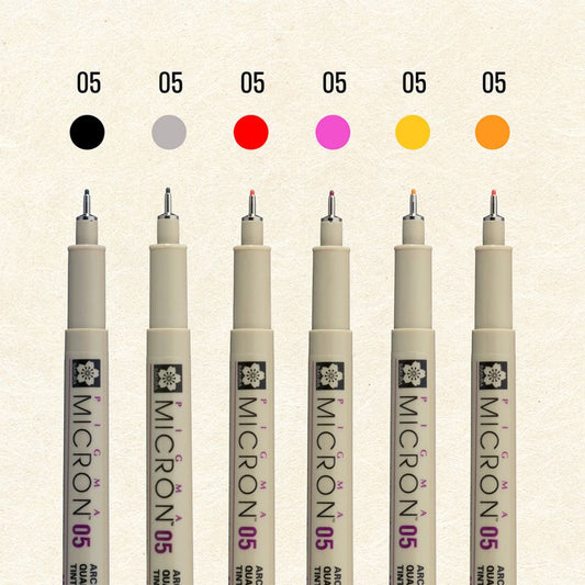 Sakura Pigma Micron Pen Mandala Warm Tone 05 6 Set