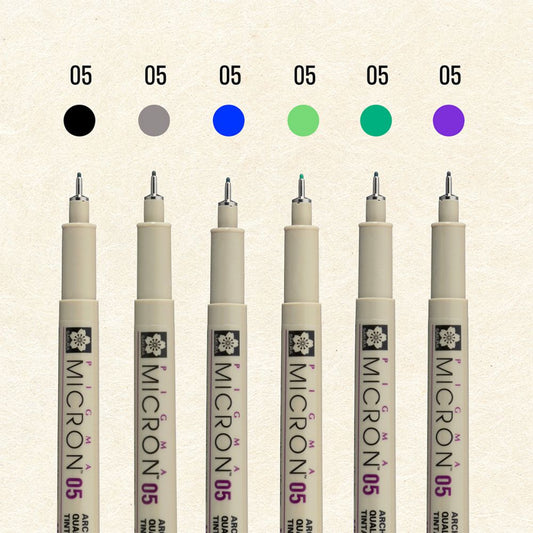 Sakura Pigma Micron Mandala Cool Tone 05 Set 6