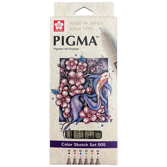 Sakura Pigma Micron Color Sketch 005 Set 6