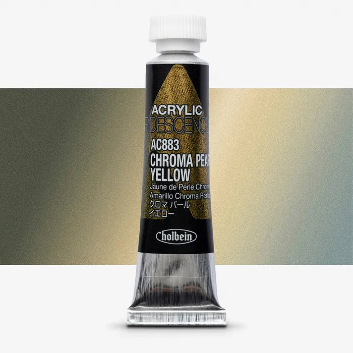 Holbein Acrylic Color Iridescence 5ml Chroma Pearl Yellow AC883
