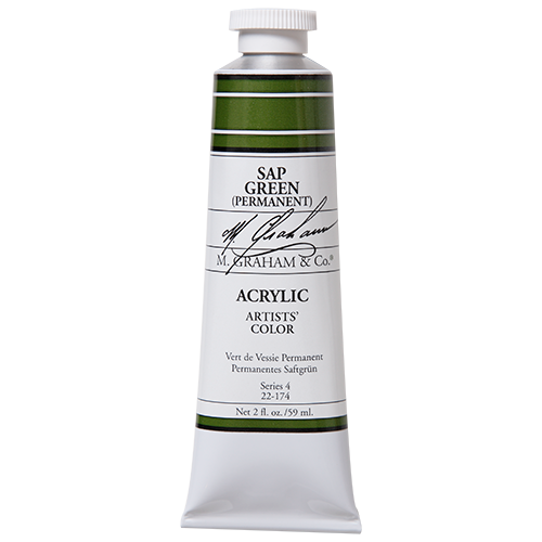 M Graham Acrylic 59ml Sap Green Permanent