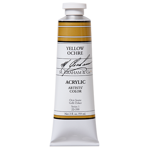 M Graham Acrylic 59ml Yellow Ochre
