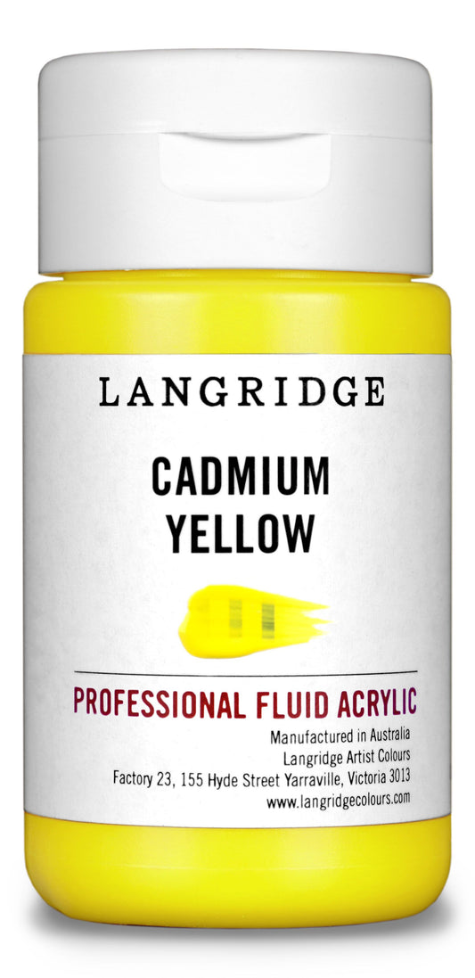 Langridge Fluid Acrylic 125ml Series 4 Cadmium Yellow
