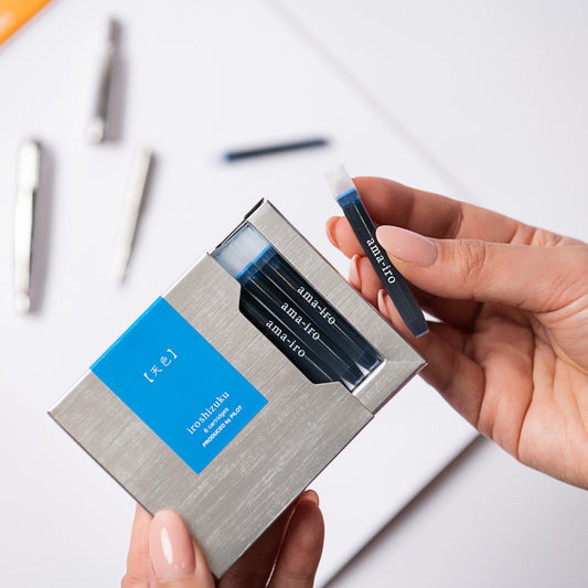 Pilot Iroshizuku Ink Fountain Pen Cartridges Ama-iro / Sky Blue 6 Pack