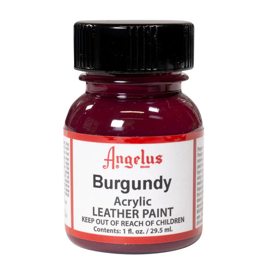 Angelus Leather Acrylic Paint 29.5ml Burgundy