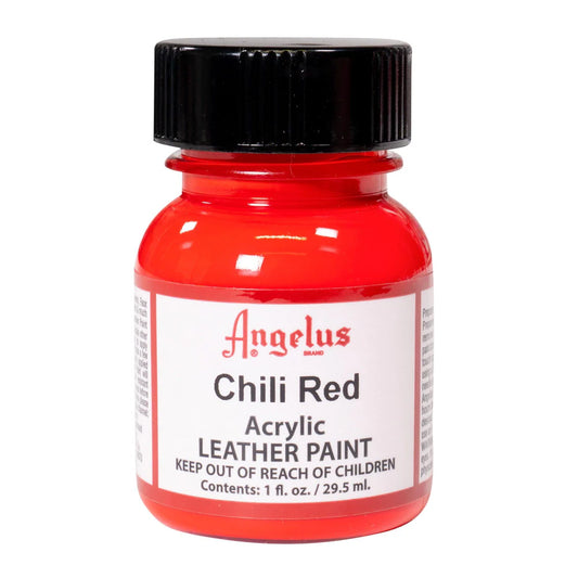 Angelus Leather Acrylic Paint 29.5ml Chili Red