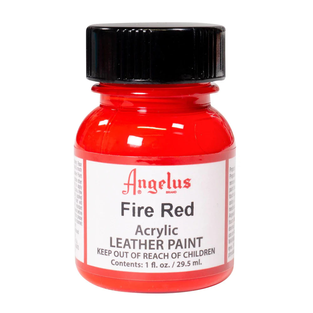 Angelus Leather Acrylic Paint 29.5ml Fire Red