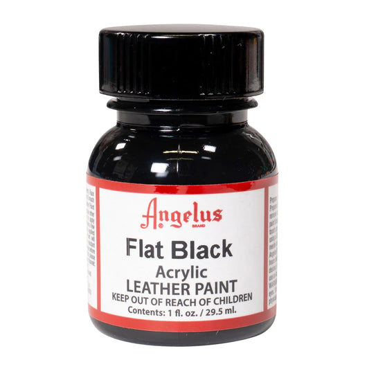 Angelus Leather Acrylic Paint 29.5ml Flat Black
