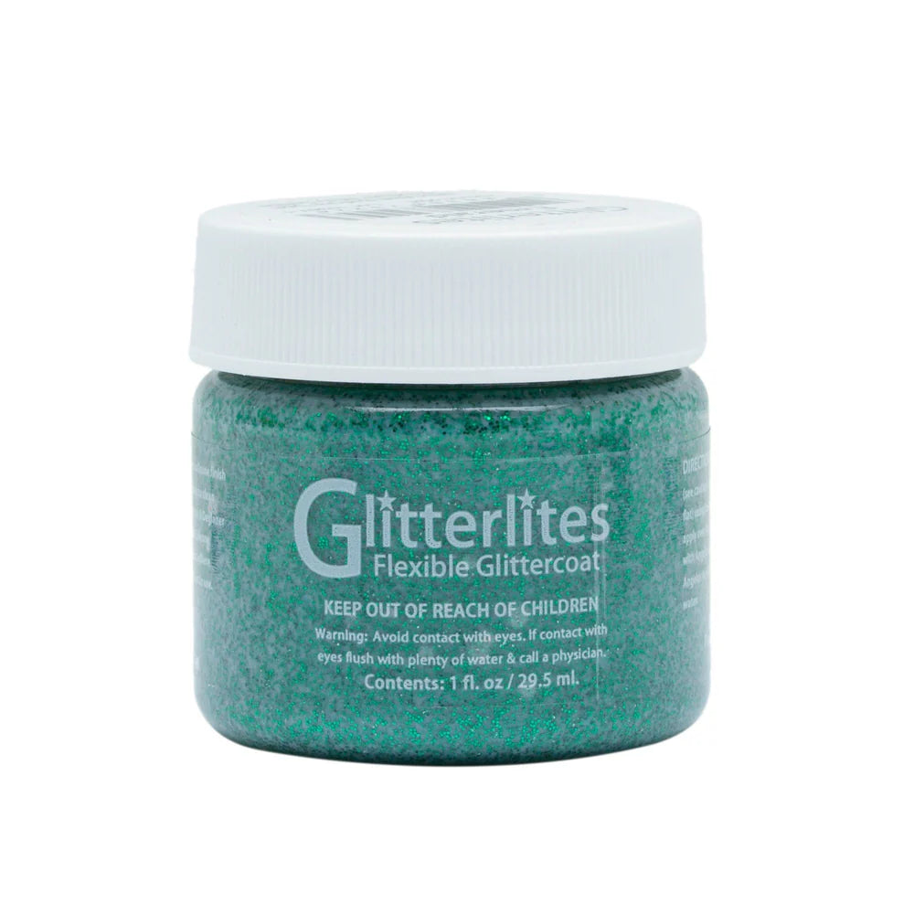Angelus Glitterlites Paint 29.5ml Emerald