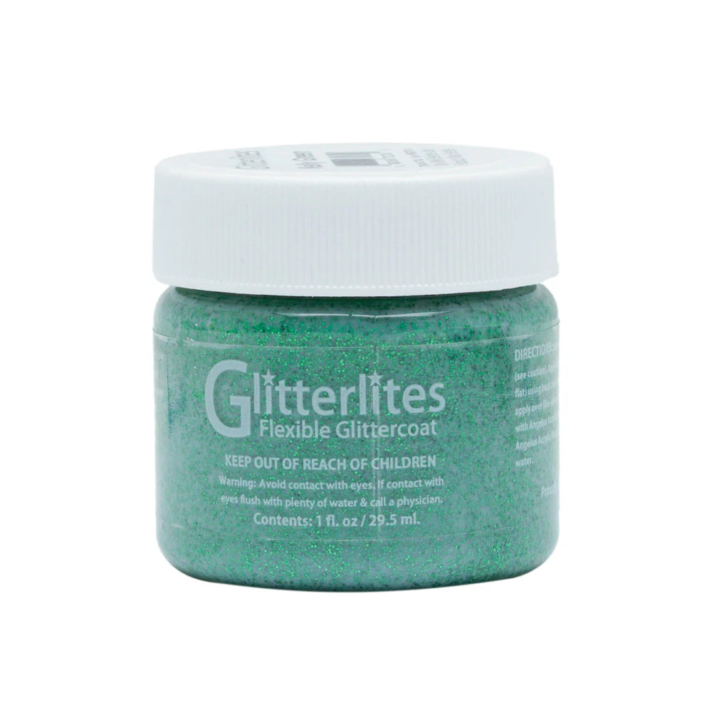 Angelus Glitterlites Paint 29.5ml Kelly Green