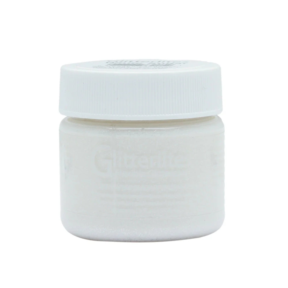 Angelus Glitterlites Paint 29.5ml White Sugar