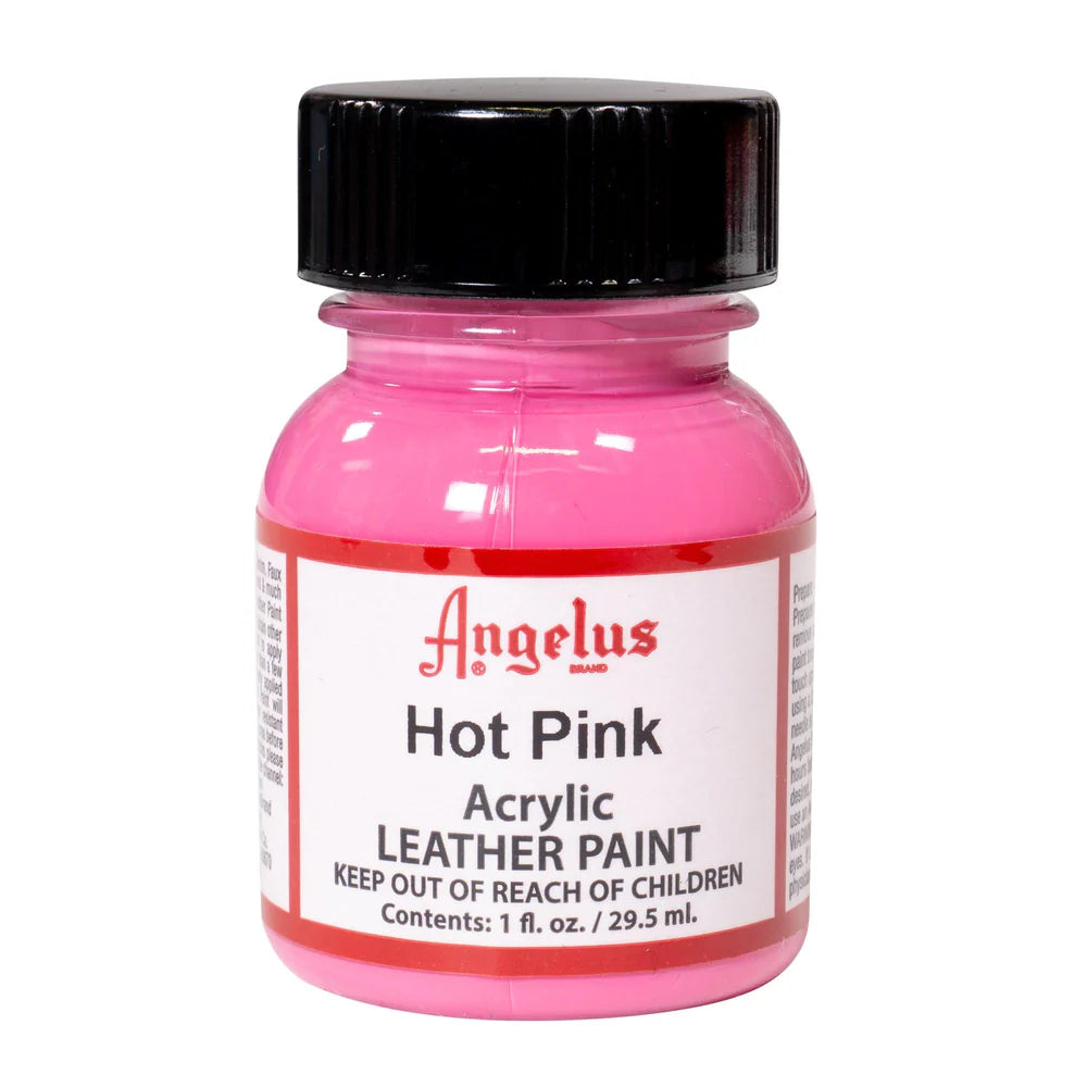 Angelus Leather Acrylic Paint 29.5ml Hot Pink