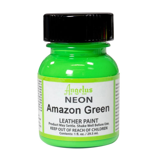 Angelus Leather Acrylic Paint Neon 29.5ml Amazon Green