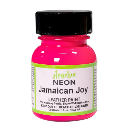 Angelus Leather Acrylic Paint Neon 29.5ml Jamaican Joy