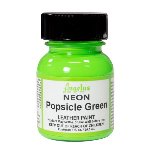 Angelus Leather Acrylic Paint Neon 29.5ml Popsicle Green