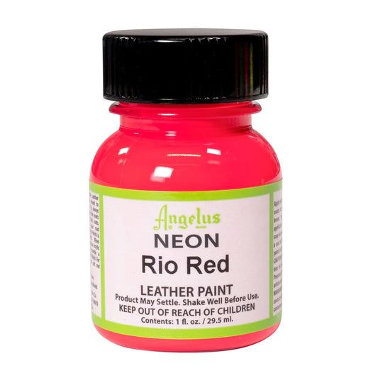 Angelus Leather Acrylic Paint Neon 29.5ml Rio Red