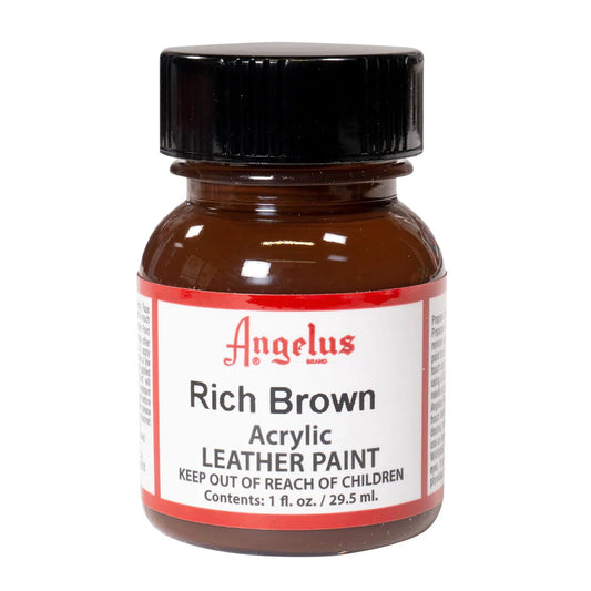 Angelus Leather Acrylic Paint 29.5ml Rich Brown