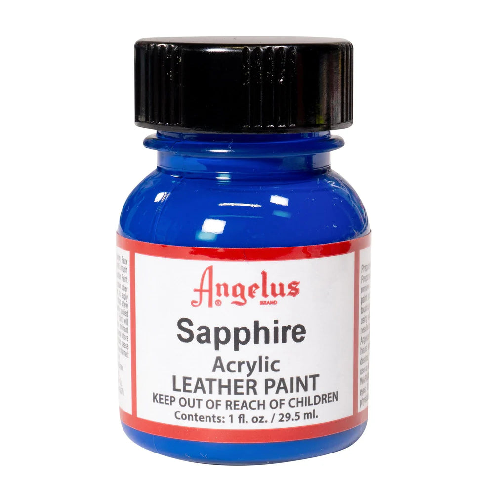 Angelus Leather Acrylic Paint 29.5ml Sapphire