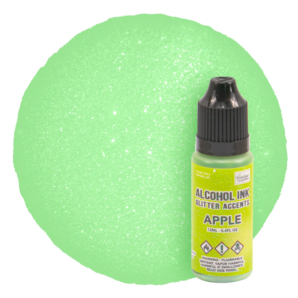 Couture Creation Alcohol Ink 12ml Glitter Apple SALE
