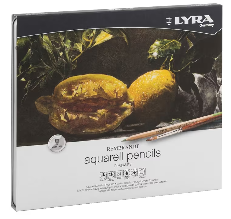 Rembrandt Lyra Aquarell Tin 24