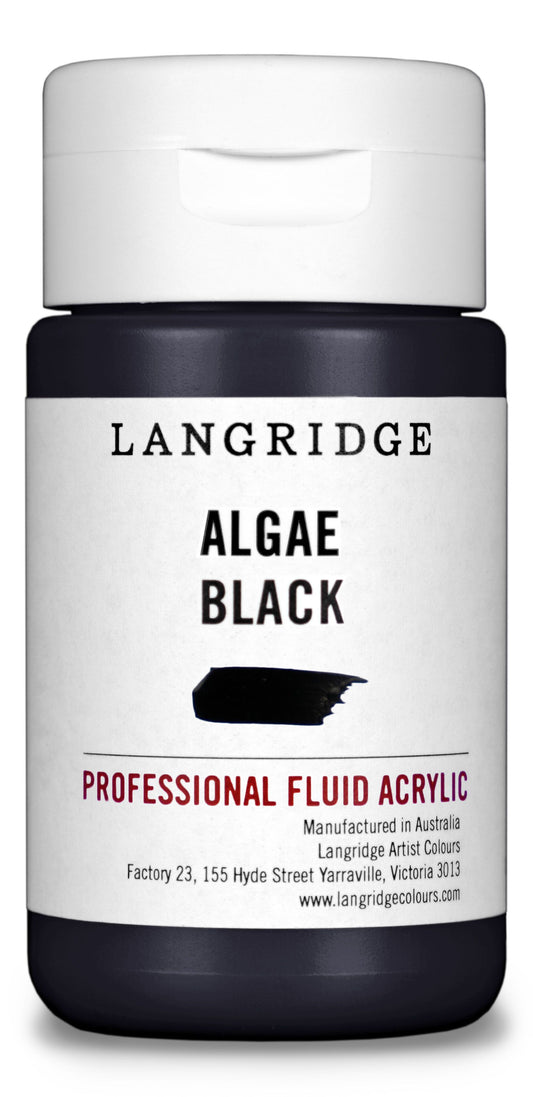 Langridge Fluid Acrylic 125ml Series 3 Algae Black