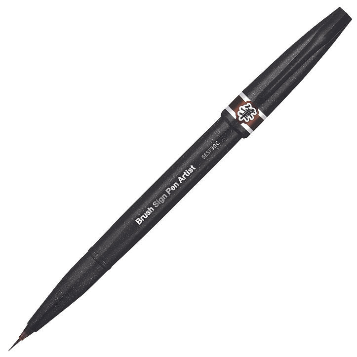 Pentel Brush Sign Pen Artist Brown