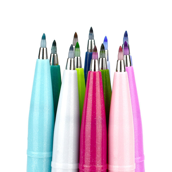 Pentel Brush Sign Pen Assorted Standard Colours 24 set