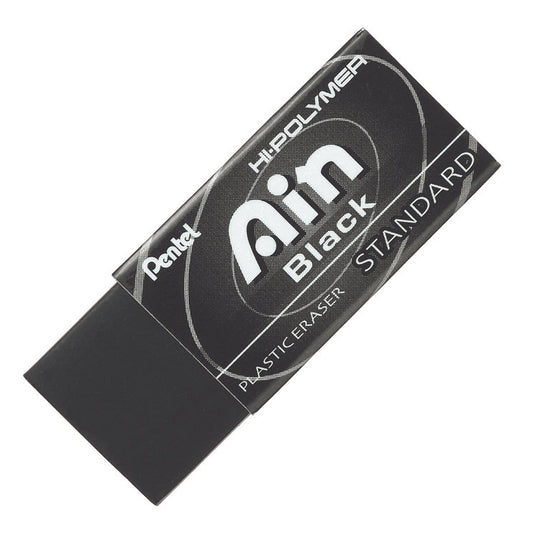 Pentel Hi-Polymer Ain Black Eraser Large