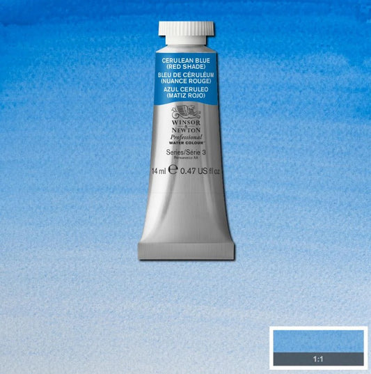 Winsor & Newton Artists' Watercolour 14ml Cerulean Blue (Red Shade)