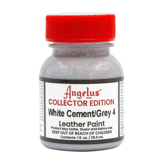 Angelus Leather Acrylic Paint Collector Edition 29.5ml White Cement / Grey 4