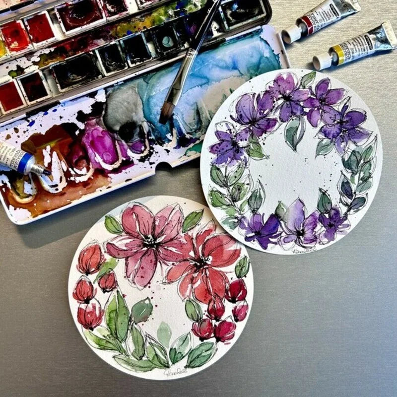 Hahnemuhle Expression Round Watercolour Metal Box 300gsm 30 Sheets