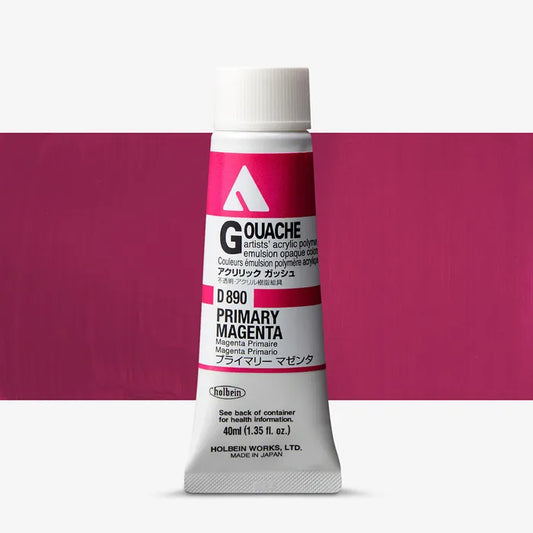 Holbein Acryla Gouache 40ml Primary Magenta