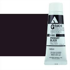 Holbein Acryla Gouache 40ml Primary Black