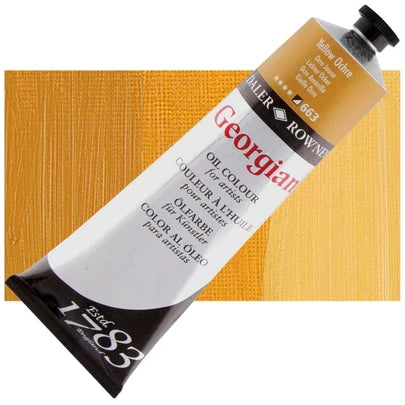 Daler Rowney Georgian Oil 225ml 663 Yellow Ochre