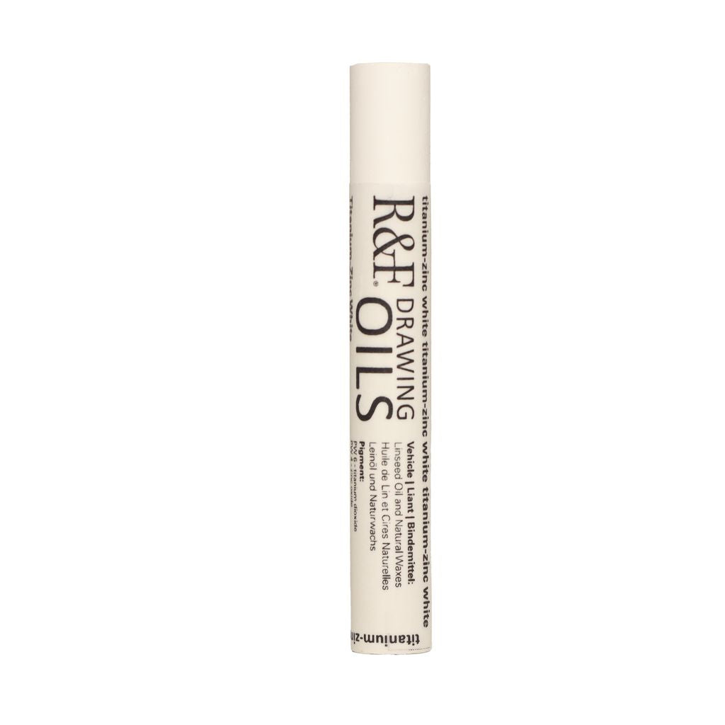 R&F Drawing Oils 12ml Titanium-Zinc White