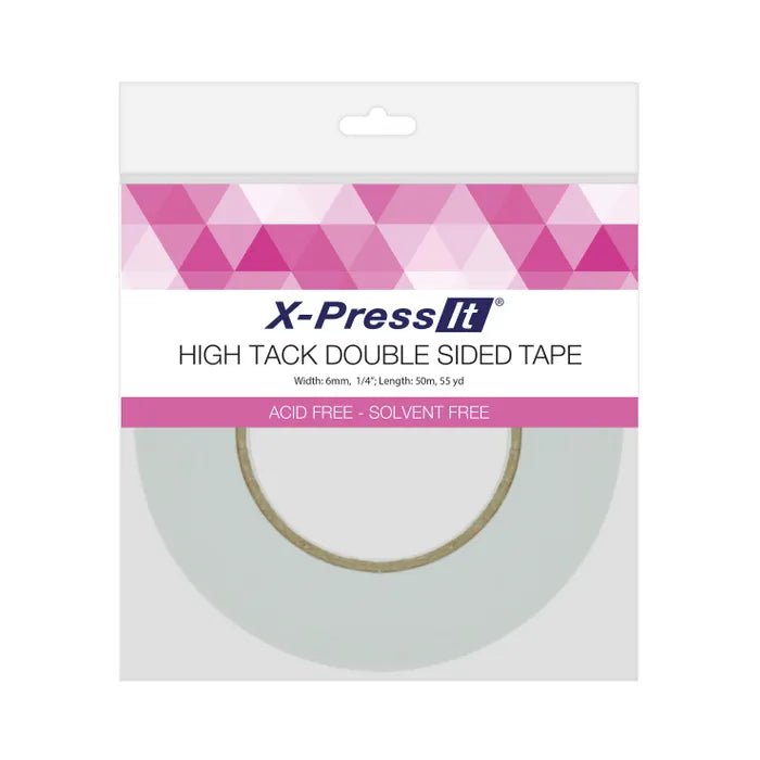 X-Press It High Tack Double Sided Tape 6mm x 50m