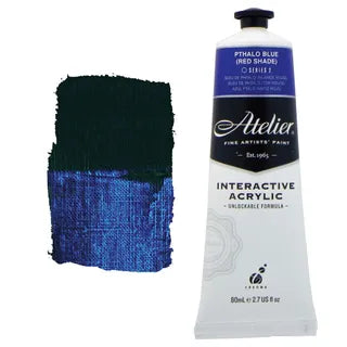 Atelier Interactive 80ml Pthalo Blue Red Shade