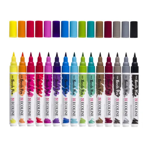 Ecoline Brush Pen Set 15