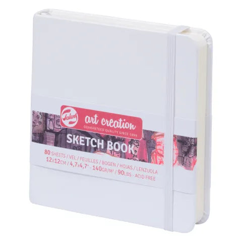 Talens Art Creations Sketchbook 140gsm 12 x 12cm White