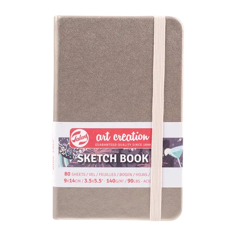 Talens Art Creations Sketchbook 140gsm 9 x 14cm Champagne Pink