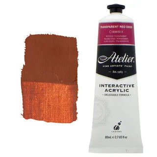 Atelier Interactive 80ml Transparent Red Oxide