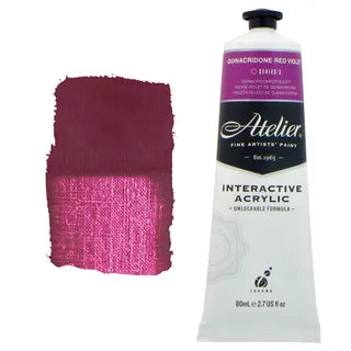 Atelier Interactive 80ml Quinacridone Red Violet