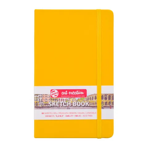 Talens Art Creations Sketchbook 140gsm 13 x 21cm Golden Yellow