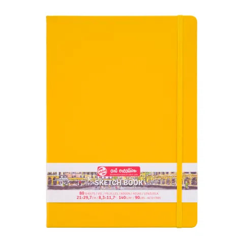 Talens Art Creations Sketchbook 140gsm A4 Golden Yellow