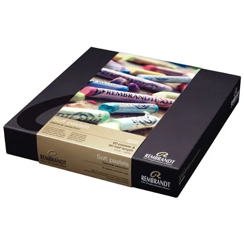 Rembrandt Soft Pastel Set 60 x Half + 60 Whole Pastels