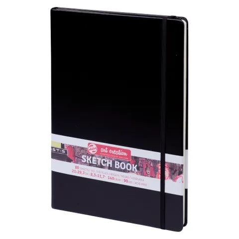 Talens Art Creations Sketchbook 140gsm A4 Black